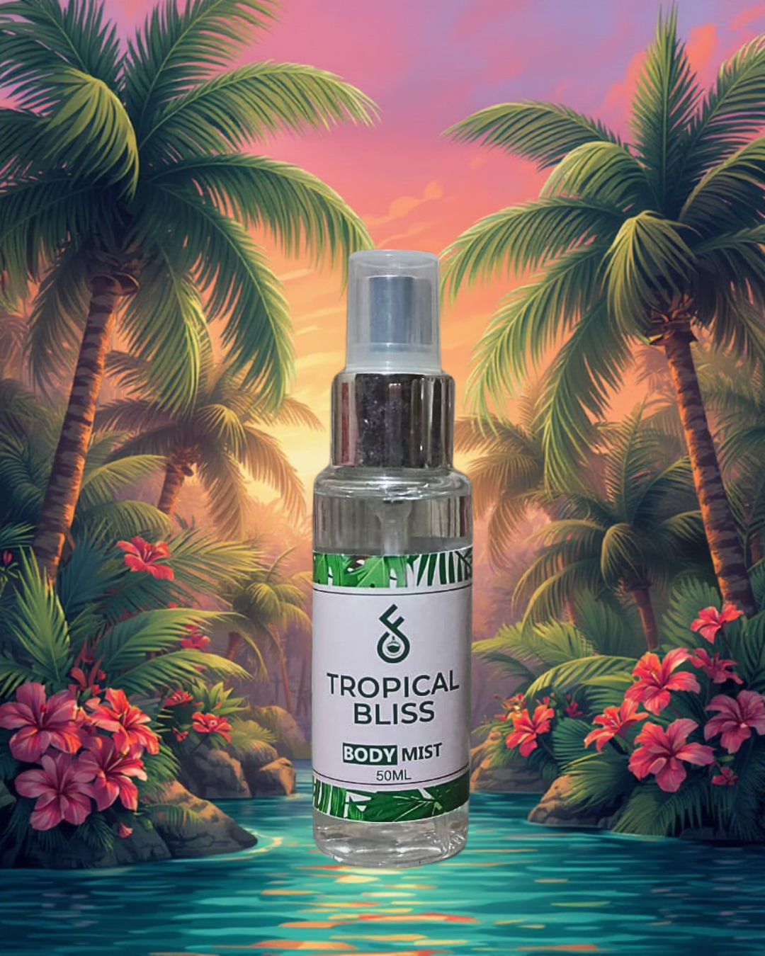 TROPICAL BLISS BODY MIST INSPIRED BY BRIGHT CRYSTAL 50 ML